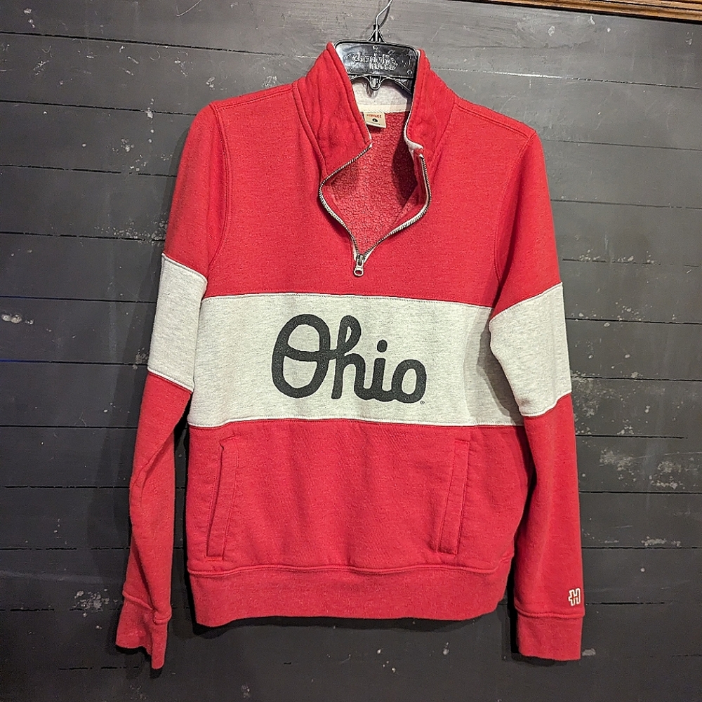 OSU Quarter Zip Sweatshirt (L)